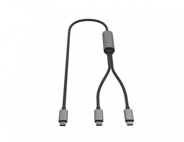TYPE C TO 2 PORTS CHANGE CABLE 100W  1